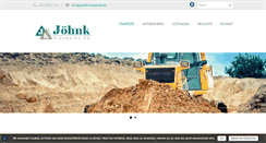 Desktop Screenshot of joehnk-kieswerke.de